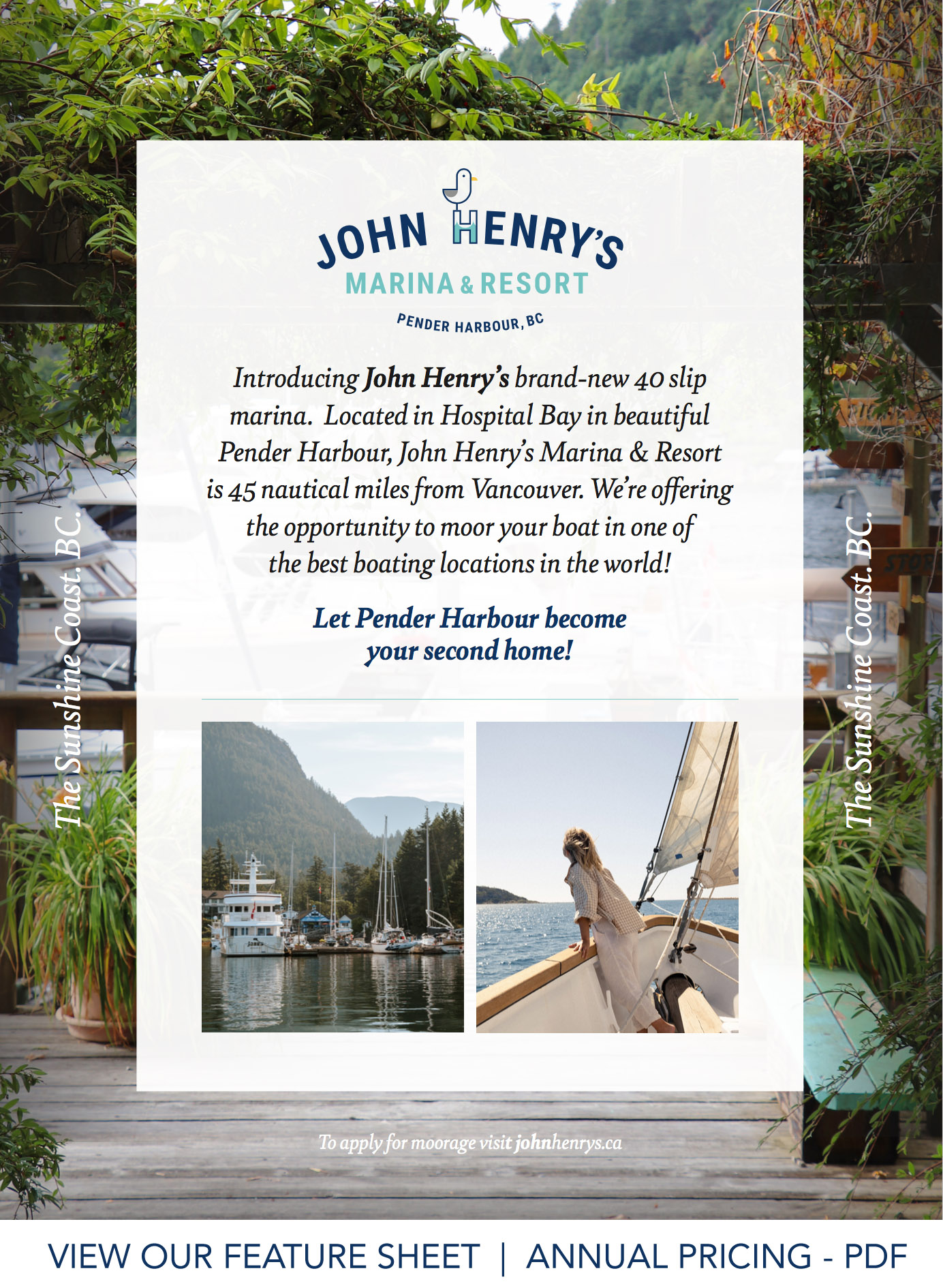 John Henry's Feature Sheet - PDF